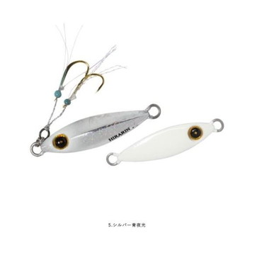 ハヤブサ（ＦＩＮＡ）　FS435 ジャックアイ ヒラリン 3g 5 シルバー青夜光