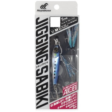 ハヤブサ サビキ仕掛け FS700 堤防ジギングサビキEXエース搭載セット2本鈎 40-1