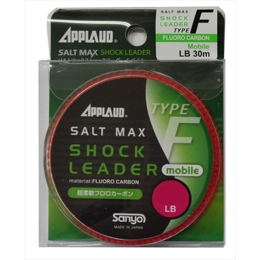 サンヨ-ナイロン ソルトマックスショックリーダー モバイルF 30m 12LB