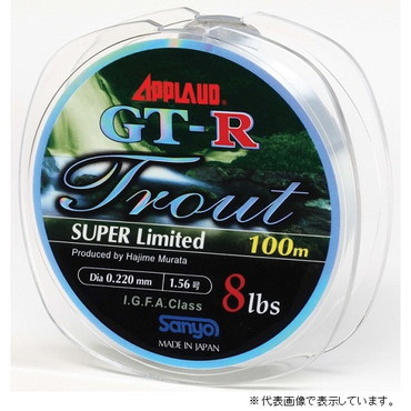 サンヨ-ナイロン GT-R Trout Super-Limited 100m 6LB Rシルバー