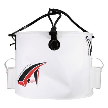 タカ産業 バケツ 208-丸 竿立付活アジブクバケツII 40cm ホワイト