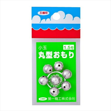 第一精工 丸型オモリ 1.5号