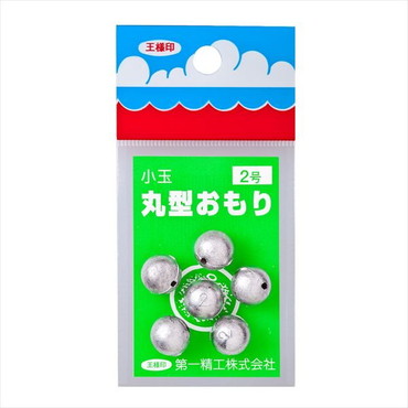 第一精工 丸型オモリ 2号