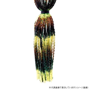 バレーヒル　アンブレラ・リップル　＃３０２　ブラックチャートリュースマルチカラーグリッター