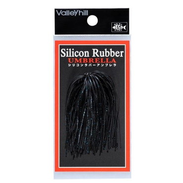 バレーヒル シリコンラバ-アンブレラ #215 ブラック/ブル-フレ-ク