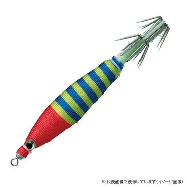バレーヒル　スクイッドシーカー　プニリン　２．５号　　＃１１　レッド／ブルーイエローストライプ