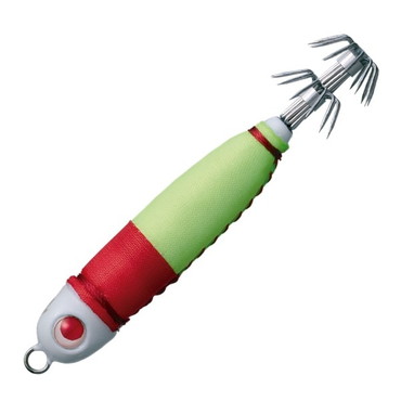 バレーヒル スッテ スクイッドシーカーメタリン ライト 30号 #14 GL/レッド/イエロー