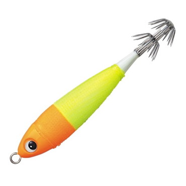 バレーヒル スッテ スクイッドシーカーデメリン 15号 #03 オレンジ/チャート(グリーン夜光)