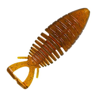 邪道 ワーム ベイドライブ チェンジフラット 3.8インチ #5 キャラメルシュリンプ