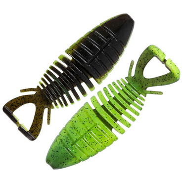 邪道 ワーム ベイドライブ チェンジフラット 3.8インチ #9 グリパンチャート