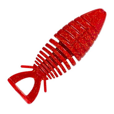 邪道 ワーム ベイドライブ チェンジフラット 3.8インチ #15 ソリッドレッドゴールド