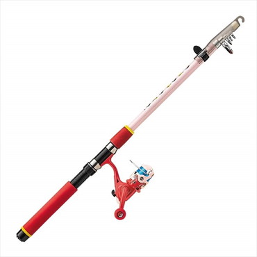 バレーヒル 投げ釣りセット ポケモンキッズロッドS･V 振リ出シ 240 レッド