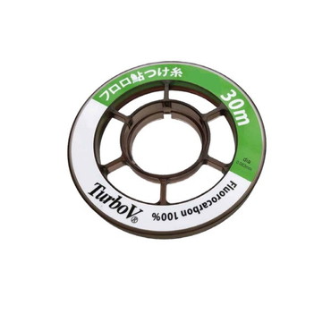 フジノライン ターボVフロロ鮎ツケ糸 クリア 30m 0.6号