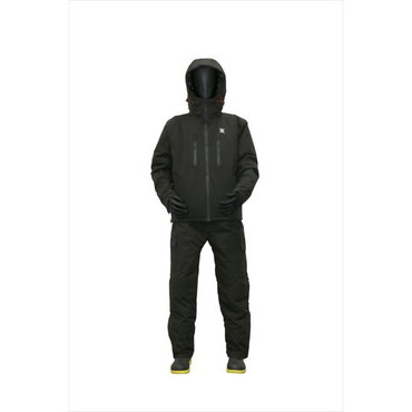 クロスファクター 防寒服アウター WBA2304 防水防寒ウィンター 透湿ストレッチスーツ上下セット ブラック 3L