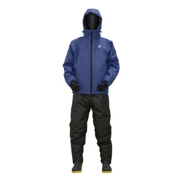 LUKIR 防寒服アウター WBA2405 防寒防水スーツ ネイビー L