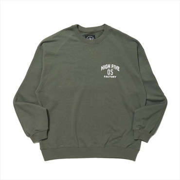 ハイファイブファクトリー 防寒服アウター Logo CN Sweat 【2023 秋冬モデル】 オリーブ S