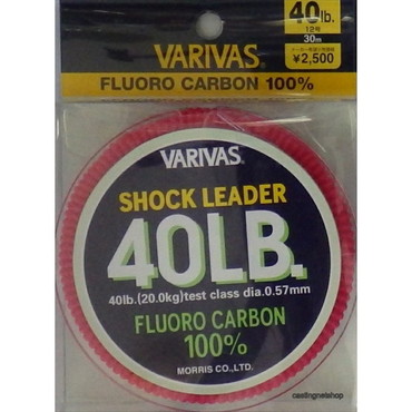 モーリス　［ＶＡＲＩＶＡＳ］ショックリーダー　４０ＬＢ（１２号）［フロロカーボン］　４０ＬＢ（１２号）