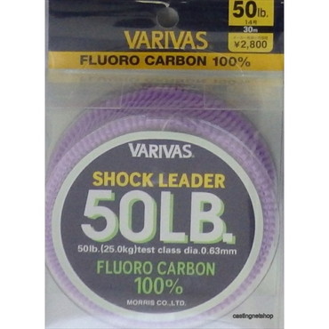 モーリス　［ＶＡＲＩＶＡＳ］ショックリーダー　５０ＬＢ（１４号）［フロロカーボン］　５０ＬＢ（１４号）