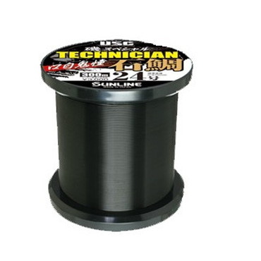 サンライン　磯スペシャル　テクニシャン石鯛口白　鬼憧　クチジロブラック　３００ｍ　＃１８