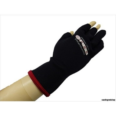 双進 RBB タイタニュームグローブ ブラック/レッド CA-14 Lサイズ(手ノ甲マワリ25cm)