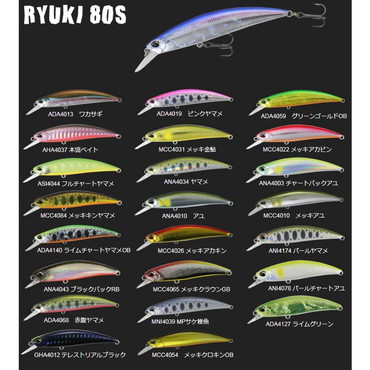 デュオ（DUO）リュウキ８０Ｓ　ＡＤＡ４０６８　赤腹ヤマメ　（Ｄ６８）