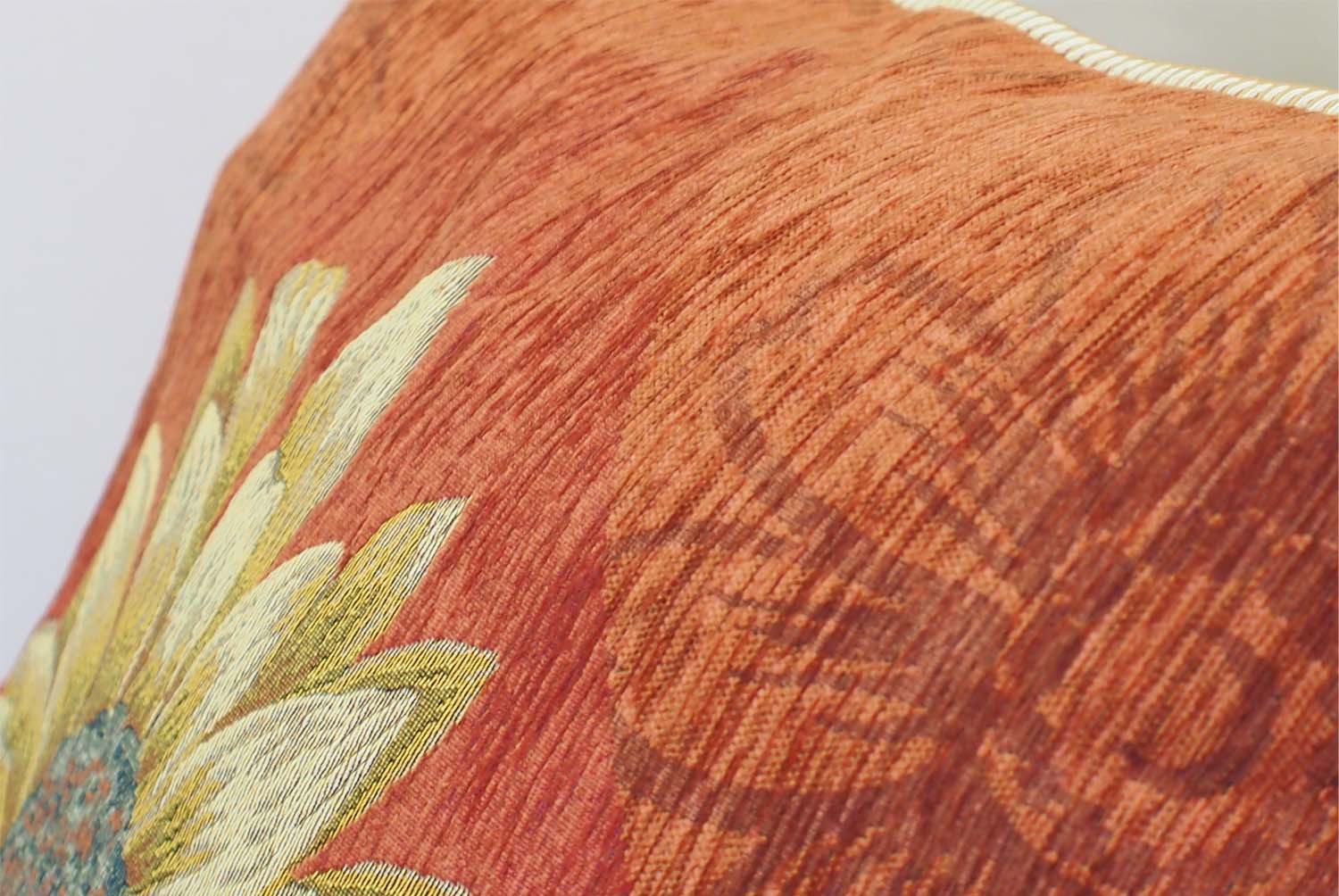 イタリア製ビッグクッション中身付き マルゲリータ(オレンジ) オレンジ