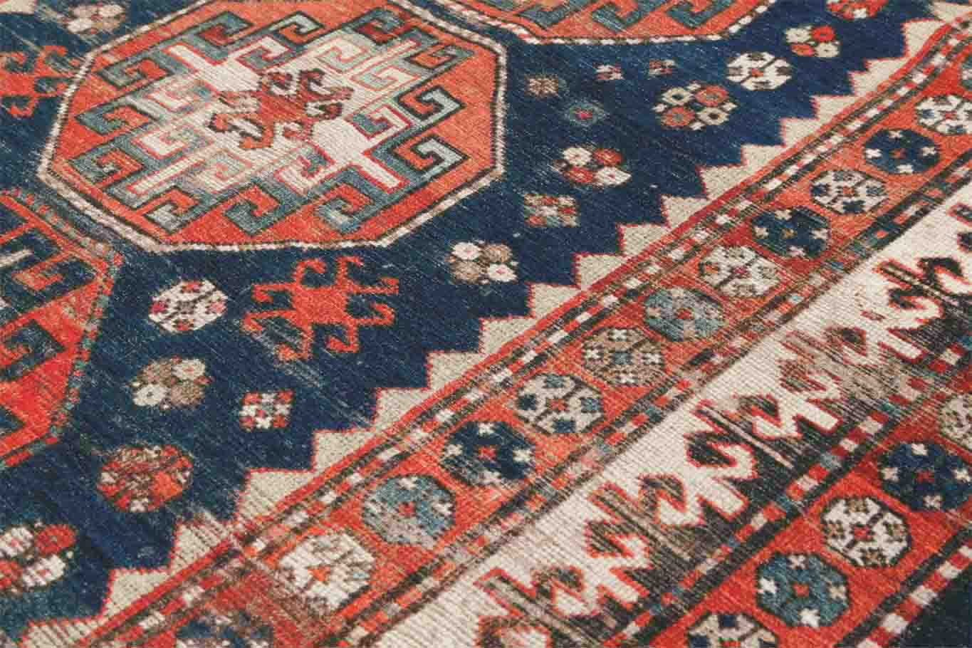 イタリア製ラグ オリエンテ 152×230cm (ブルー)