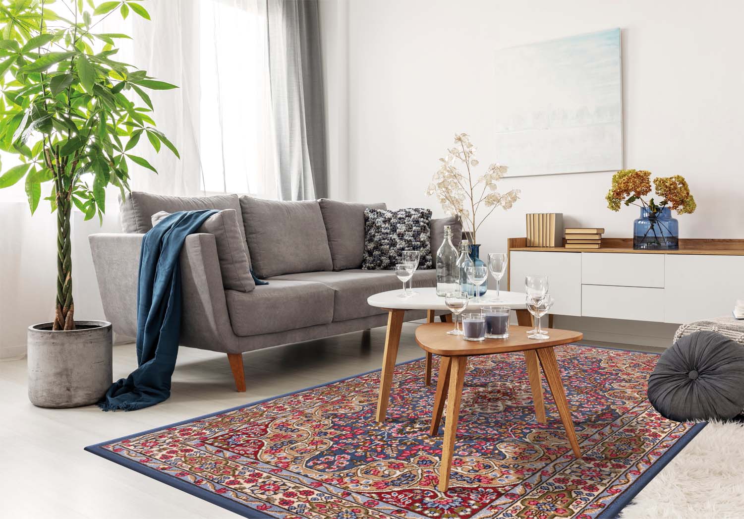 イタリア製ラグ ORO 110×154cm