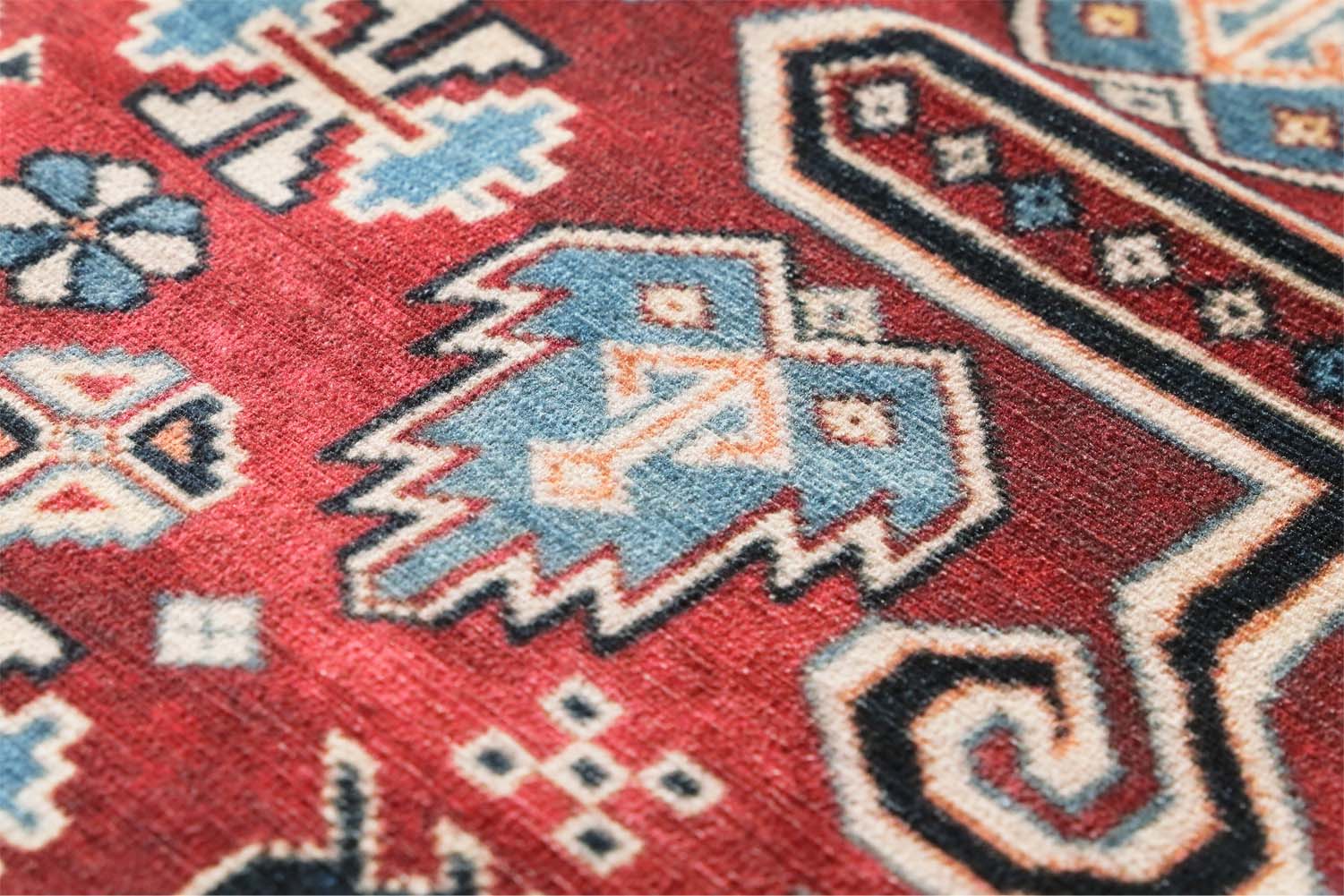 イタリア製ラグ オリエンテ 153×232cm (レッド)