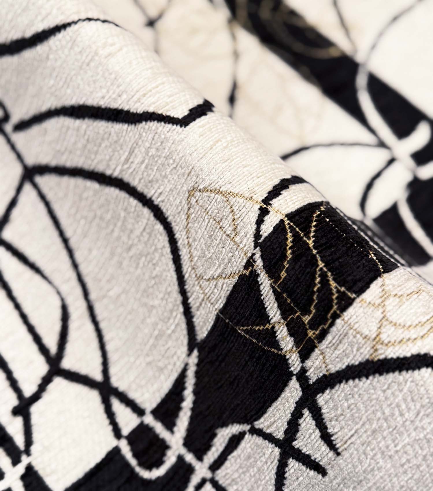 イタリア製トイレマット カメリア 65×90cm(アイボリー) アイボリー