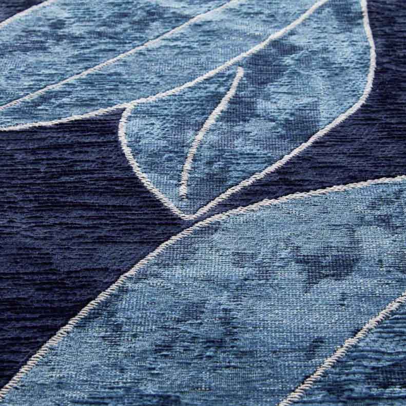 イタリア製トイレマット ベットゥーラ 65×90cm(ブルー) ブルー