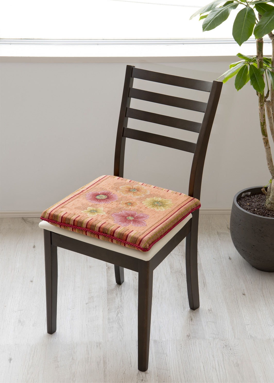 イタリア製シートクッション アネモネ（オレンジ）