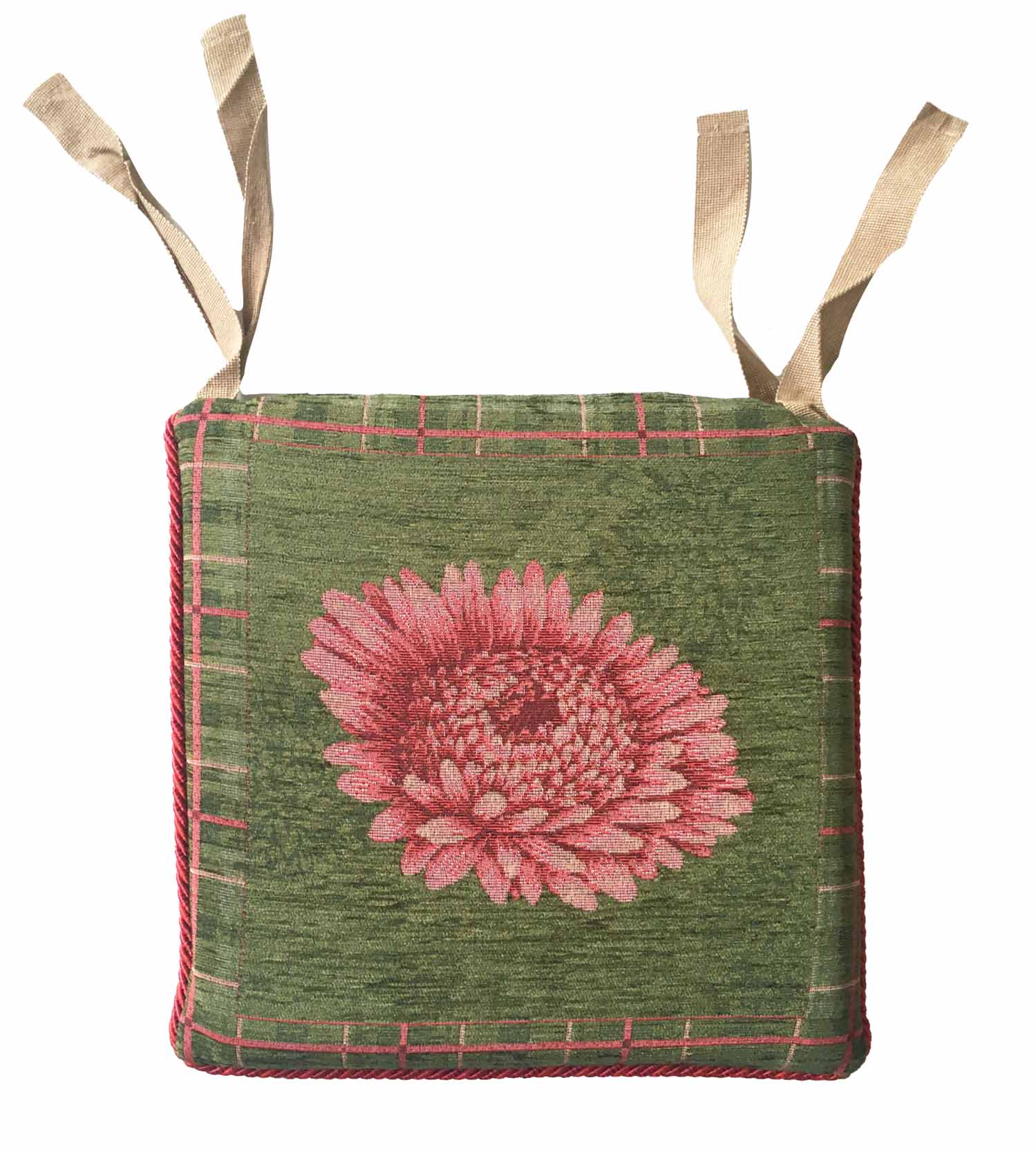 イタリア製シートクッション オルテンシア（グリーン）