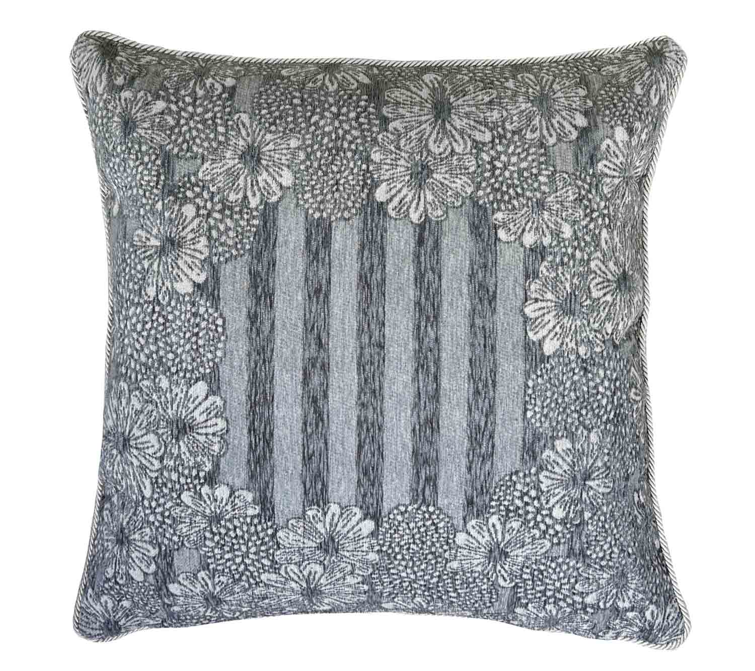 イタリア製ビッグクッション中身付き SOLE（グレー）