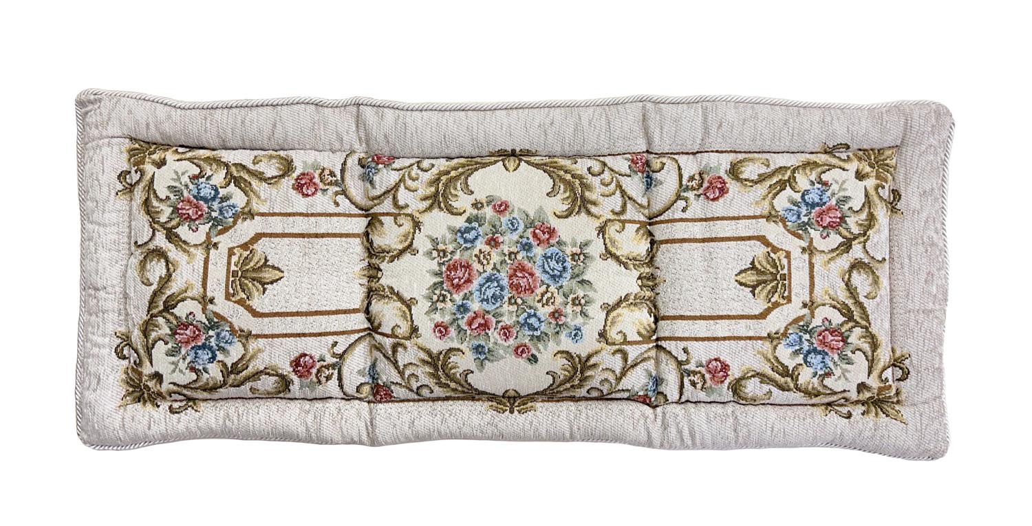 イタリア製シートクッション ロイヤル  48×120cm（ベージュ）