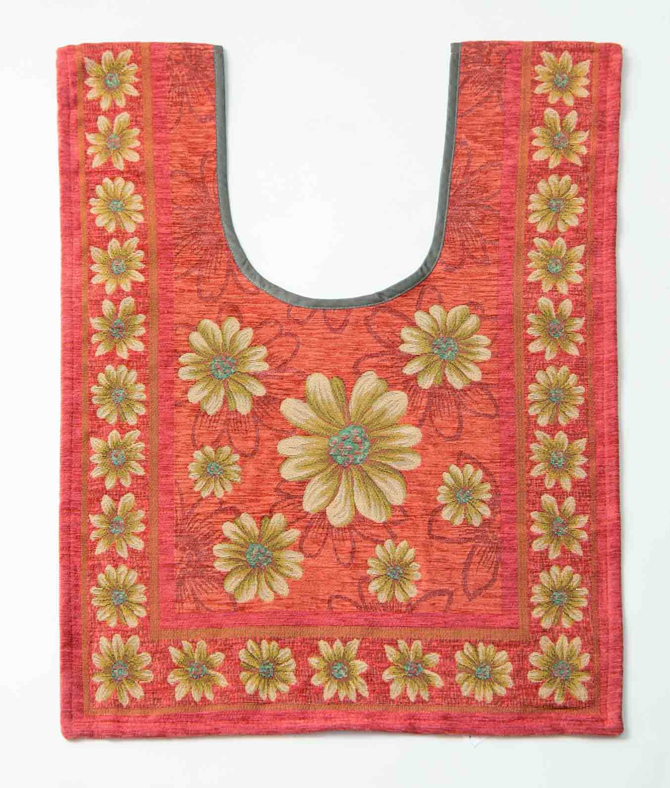 イタリア製トイレマット マルゲリータ 65×90cm（オレンジ）