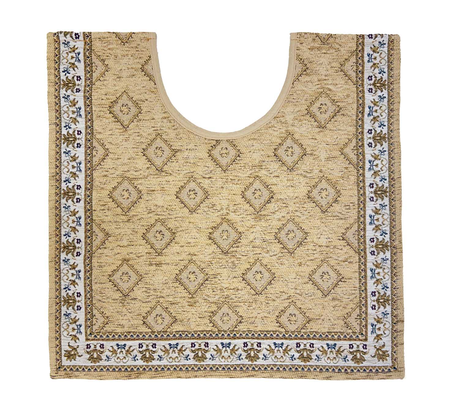 イタリア製トイレマット オルビア 65×65cm（ベージュ）