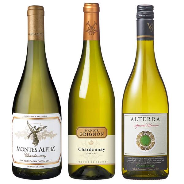 カルディ　［お酒］コクを感じる！白ワイン　厳選3本セット