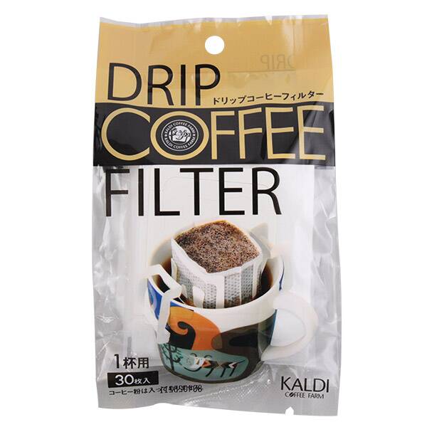 カルディ　オリジナル　ドリップコーヒーフィルター（1杯用）　30p