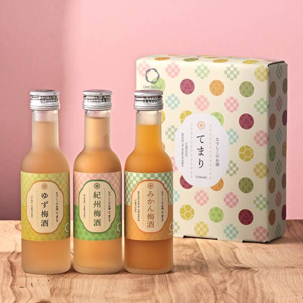 カルディ　［お酒］オンラインストア限定　なでしこのお酒　てまり　梅酒セット　180ml×3本