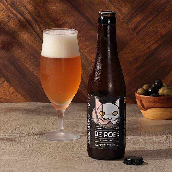 カルディ　［お酒］オンラインストア限定　猫のブロンド（瓶）　330ml