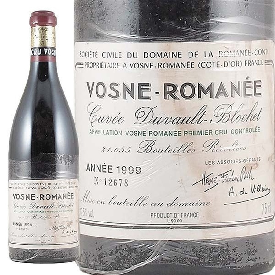 ヴォーヌ・ロマネ・プルミエ・クリュ・キュヴェ・デュヴォー・ブロシェ [1999] 750ml / VOSNE-ROMANEE 1ER CRU  CUVEE DUVAULT-BLOCHET: La Vinee｜JAL Mall｜マイルがたまる・つかえる ショッピングモール