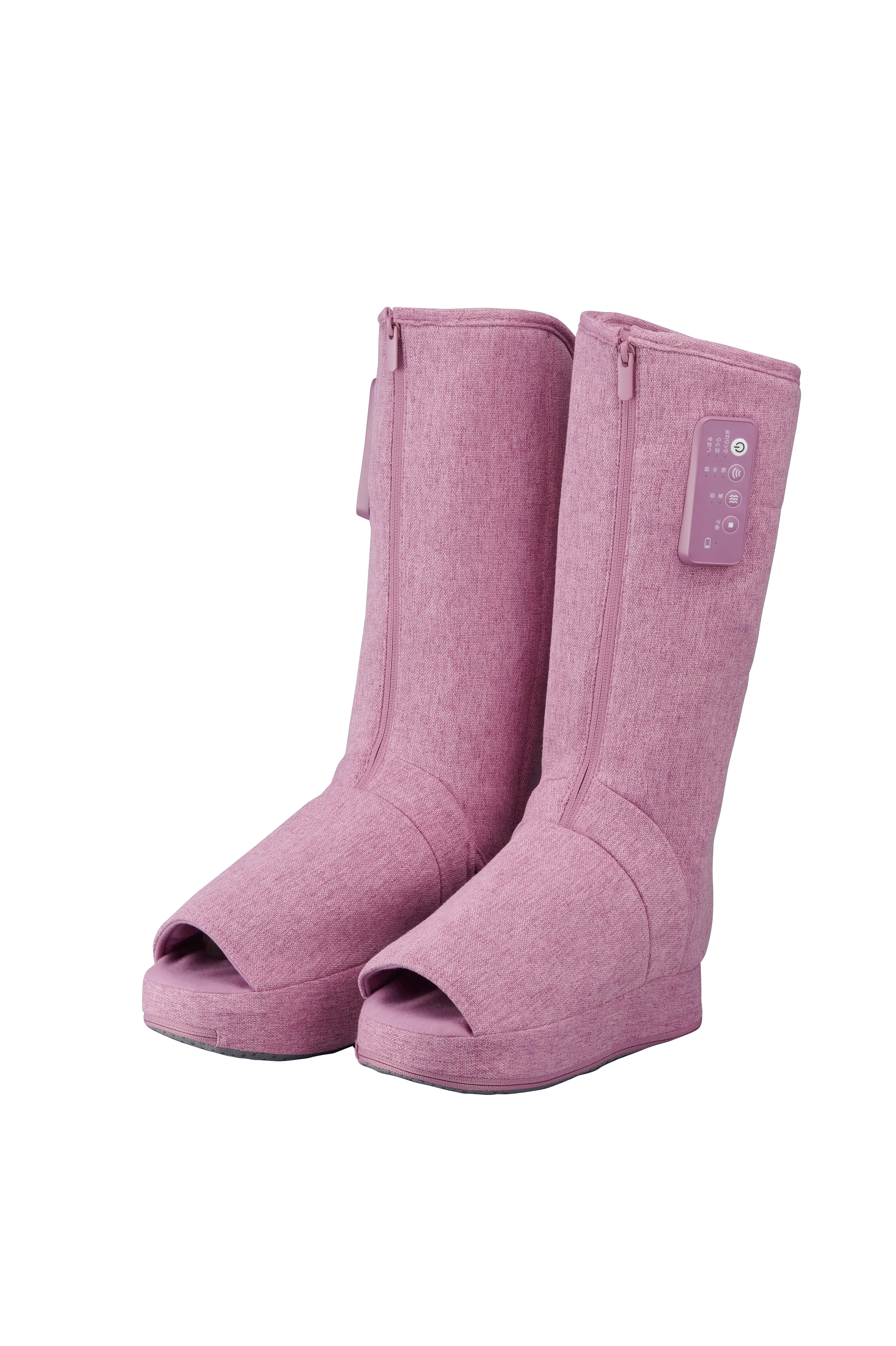 ATEX レッグマッサージャー スッキリブーツ　ピンク