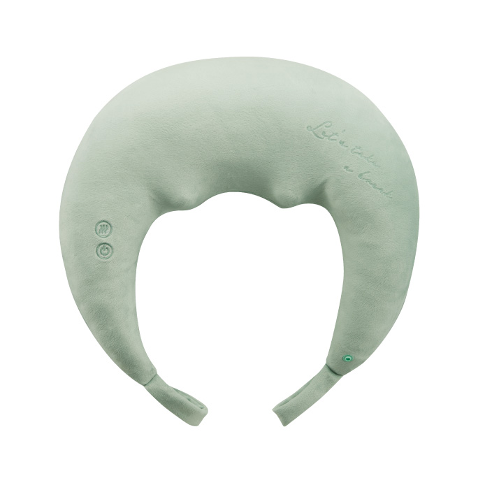 ATEX ホットネックマッサージピロー　グリーン