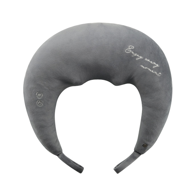 ATEX ホットネックマッサージピロー　グレー