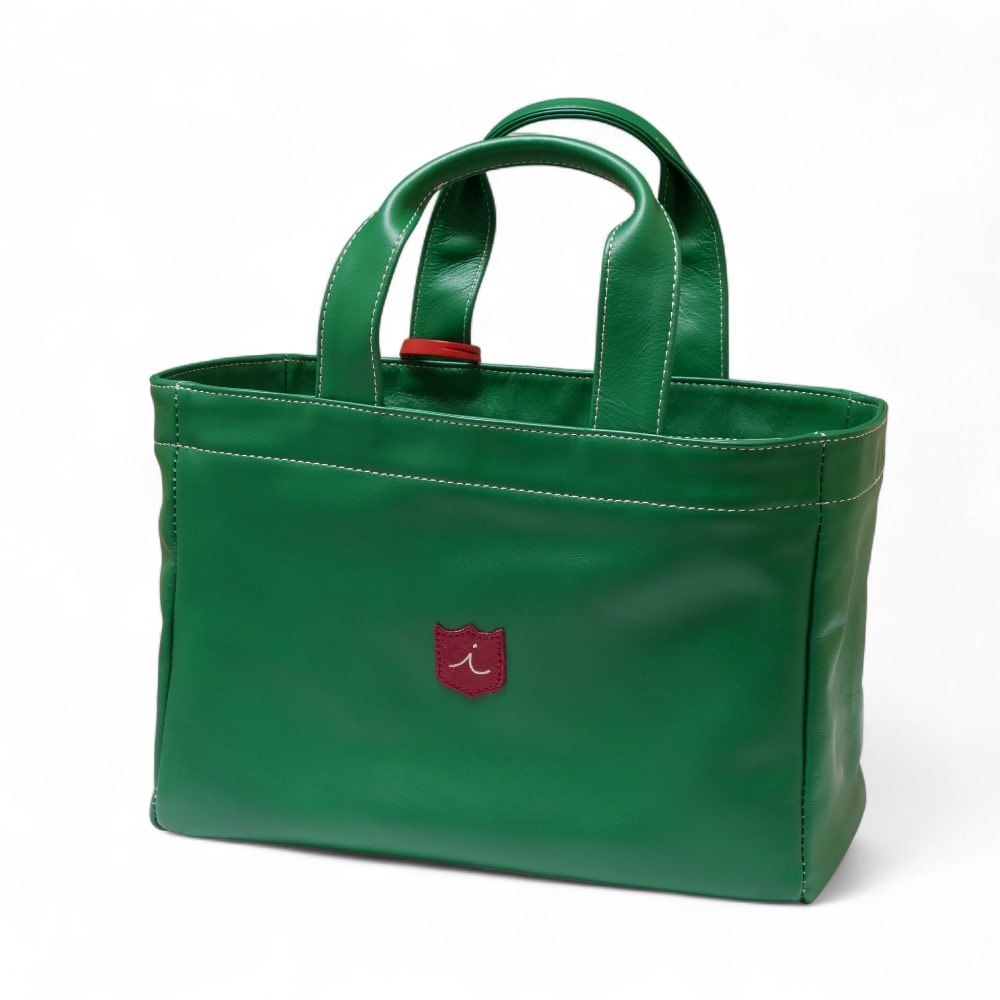 ラウンド トート バッグ イリアック ゴルフ Iliac Golf 本革 グリーン スムース