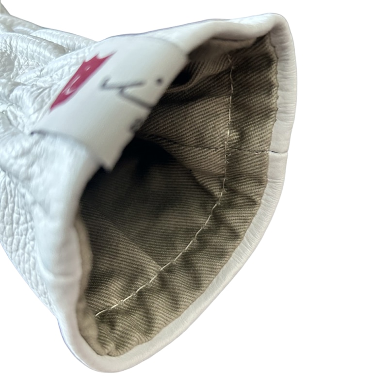 ヘッドカバー ドライバー イリアック ゴルフ ロイヤル ホワイト x ティファニーボア Iliac Golf 本革