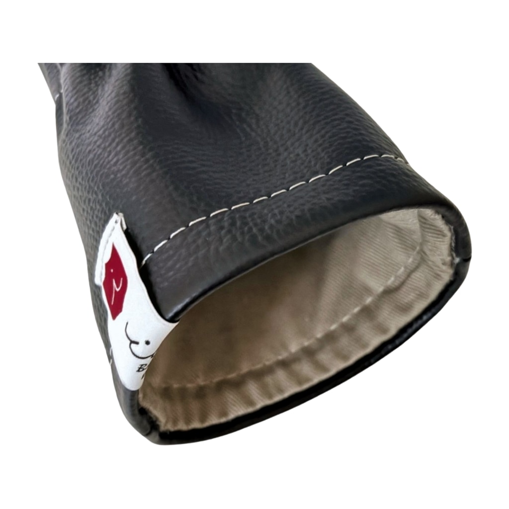 ヘッドカバー フェアウェイウッド 3 fw イリアック ゴルフ ビンテージ ブラック x ホワイト Iliac Golf 本革