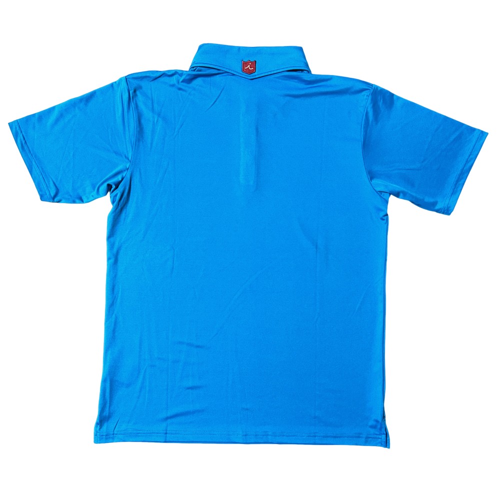 ゴルフシャツ ポロシャツ ソリッド マリンブルー イリアック ゴルフ Iliac Golf M