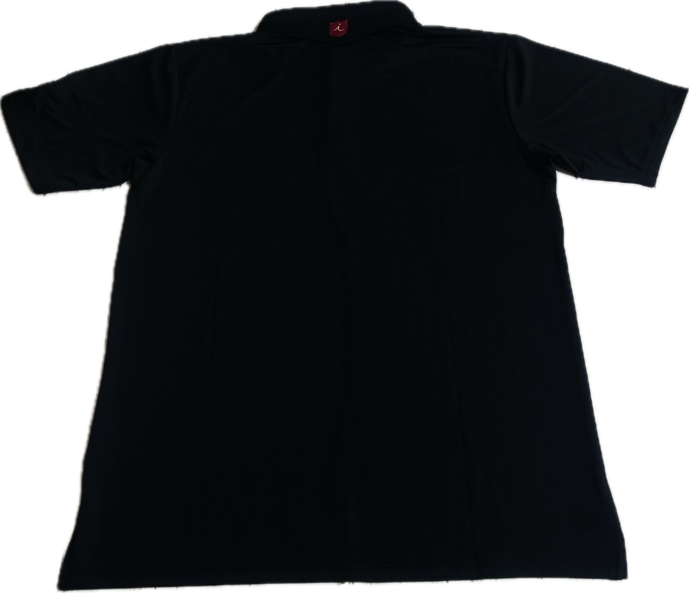 ゴルフシャツ ポロシャツ ソリッド ブラック イリアック ゴルフ Iliac Golf M